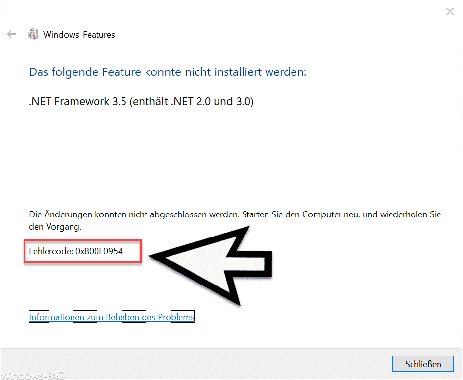 0x800F0954