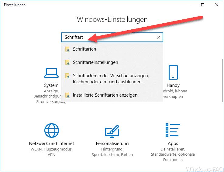Neue Schriftarten unter Windows 10 installieren