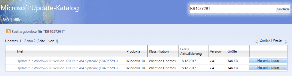 Update KB4057291 für Multi-Monitor-Display Anzeigeprobleme von AMD Grafikkarten veröffentlicht