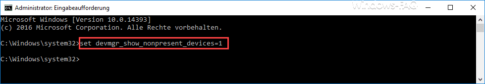 set devmgr_show_nonpresent_devices=1