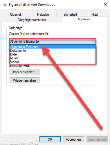 Download Ordner öffnet sich ganz langsam im Windows Explorer