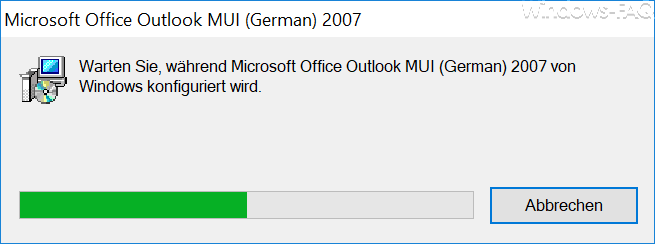Outlook 2007 Reparatur