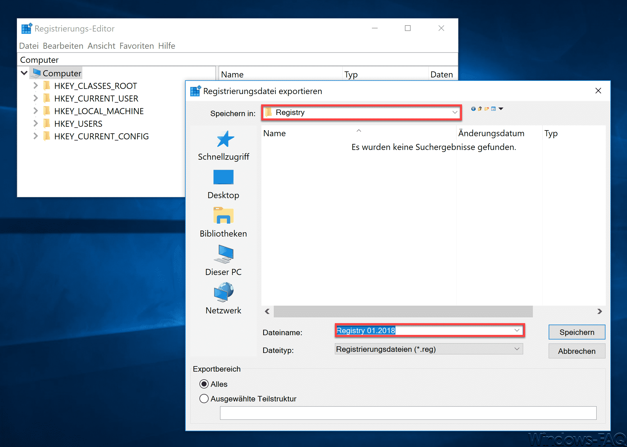 Registry Backup