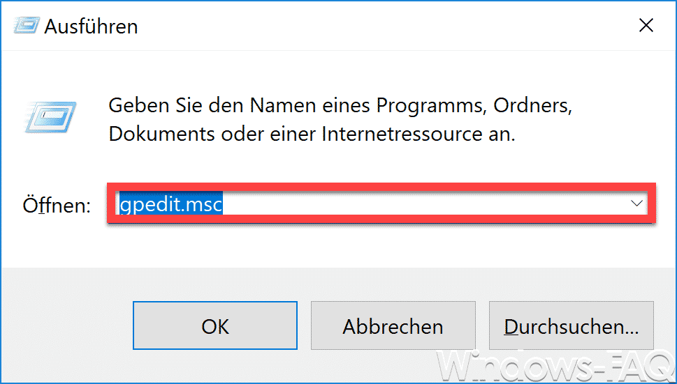 „Ausführen“ aus dem Startmenü entfernen und für den Anwender verbieten