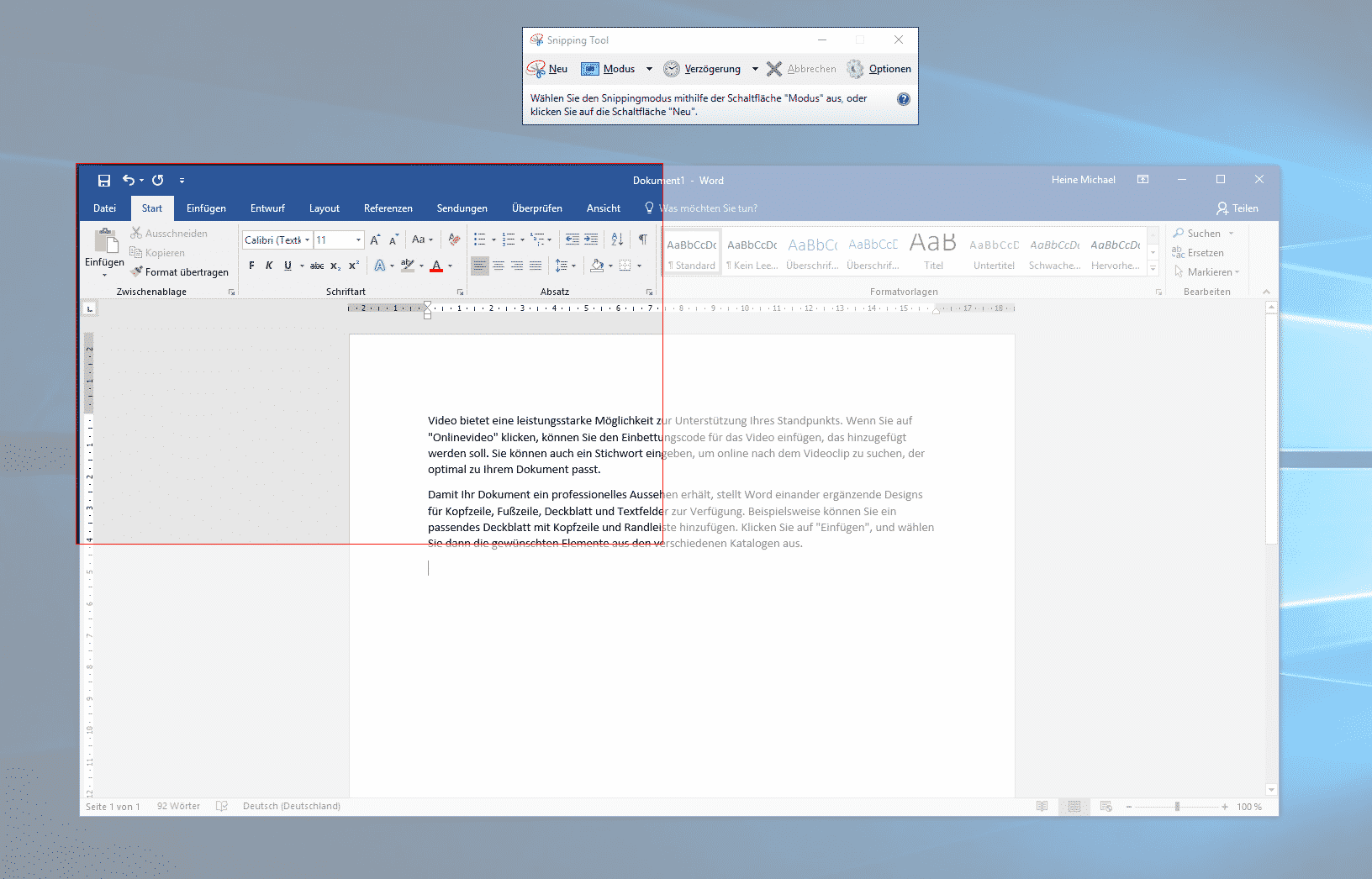 Windows Snipping Tool