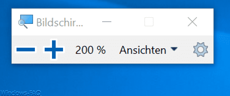 Bildschirmlupe unter Windows 10 aktivieren