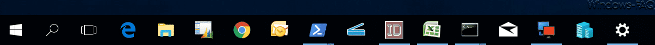 Gruppierte Taskleistensymbole