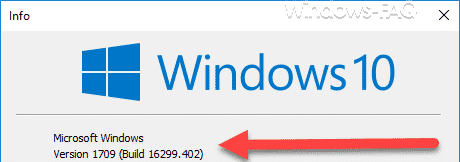 Version 1709 Build 16299.402