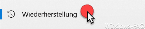Windows 10 Wiederherstellung