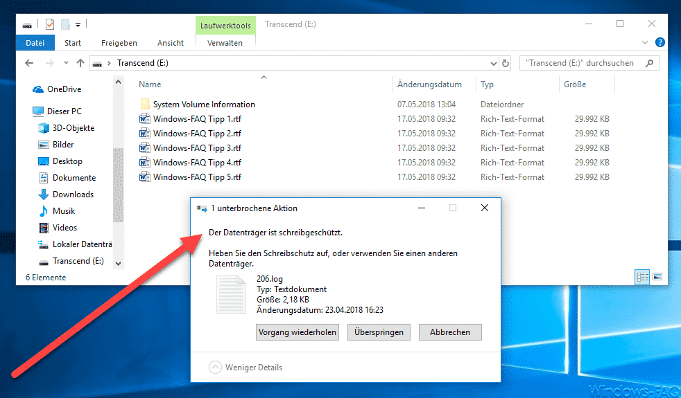 Wie kann auf einem Datenträger der Schreibschutz aktiviert oder deaktiviert werden