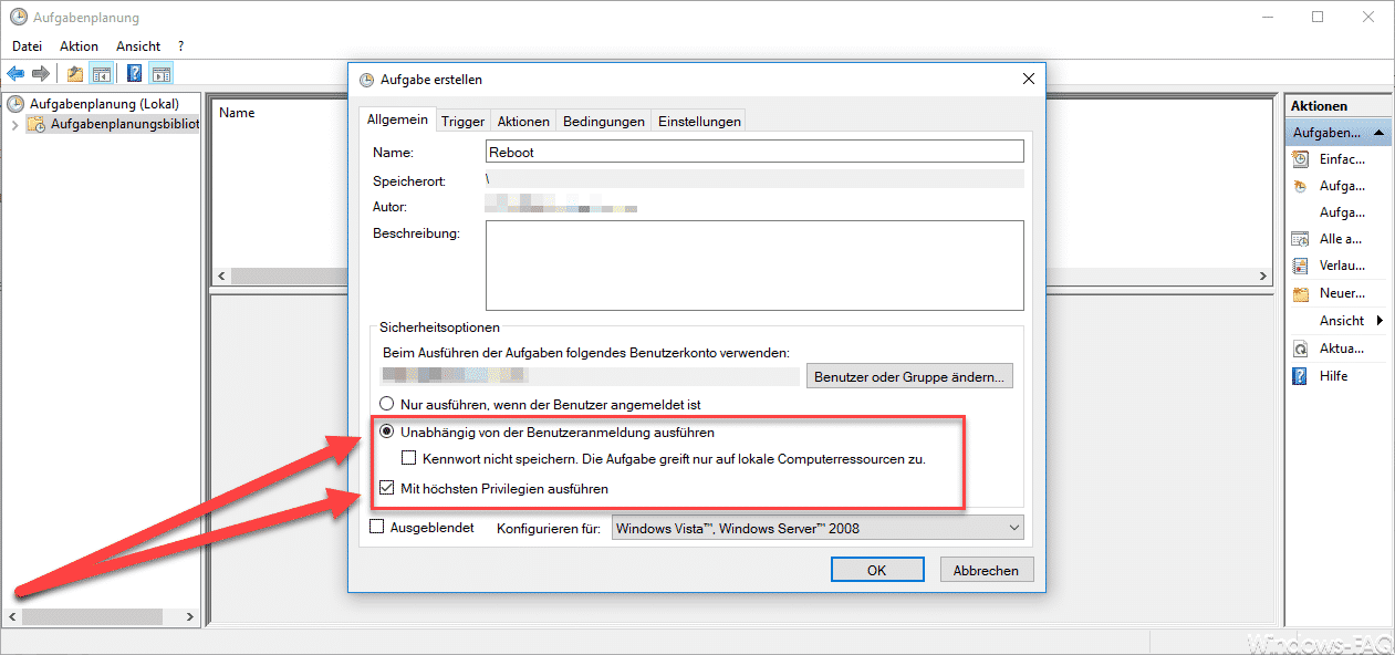 Reboot Taskplaner