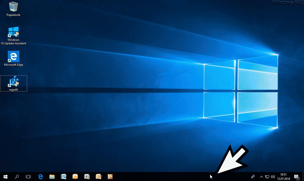 Windows Taskleiste einblenden