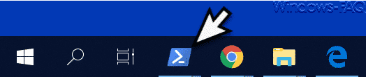 PowerShell an Taskleiste angepinnt