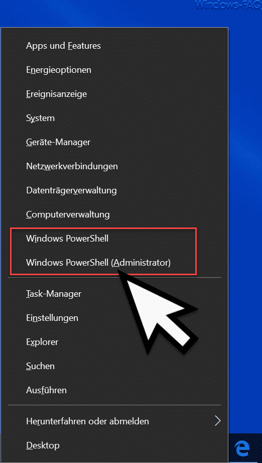 Die schnellsten Wege um die PowerShell Konsole zu starten