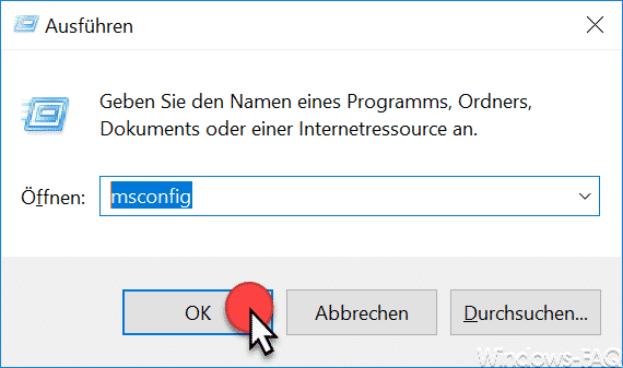 msconfig