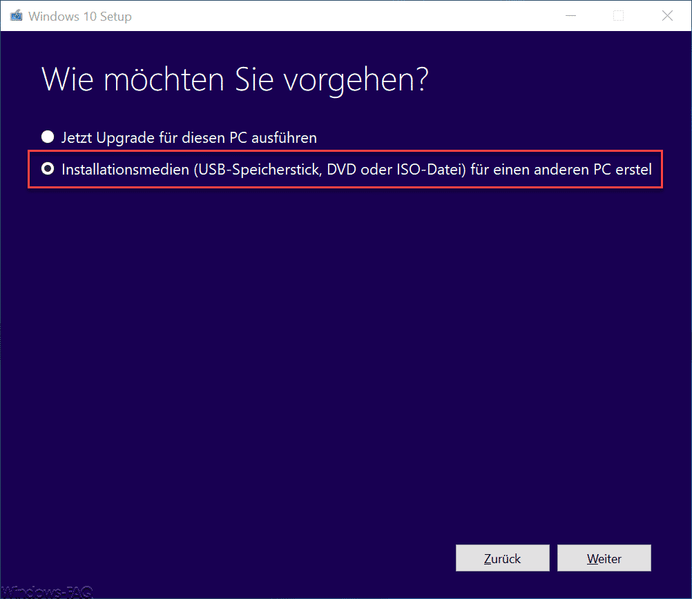 1809 Installationsmedium
