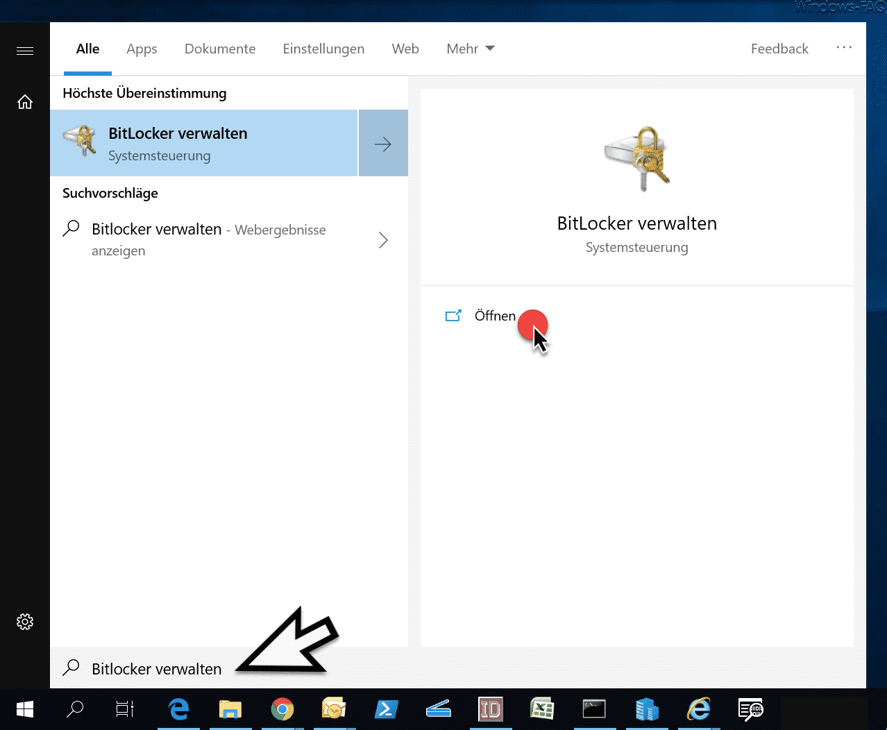 Bitlocker verwalten