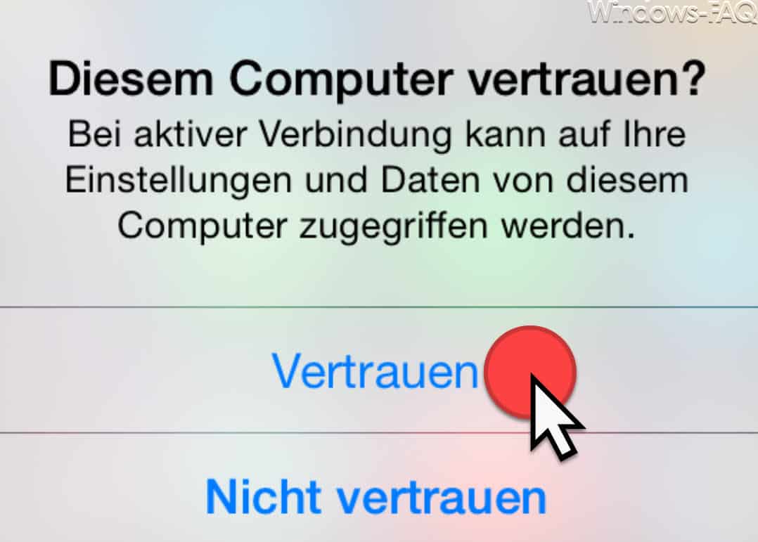 Diesem Computer vertrauen