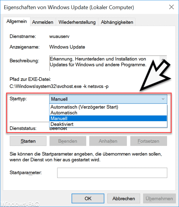 Starttyp der Windows Dienste per PowerShell ändern