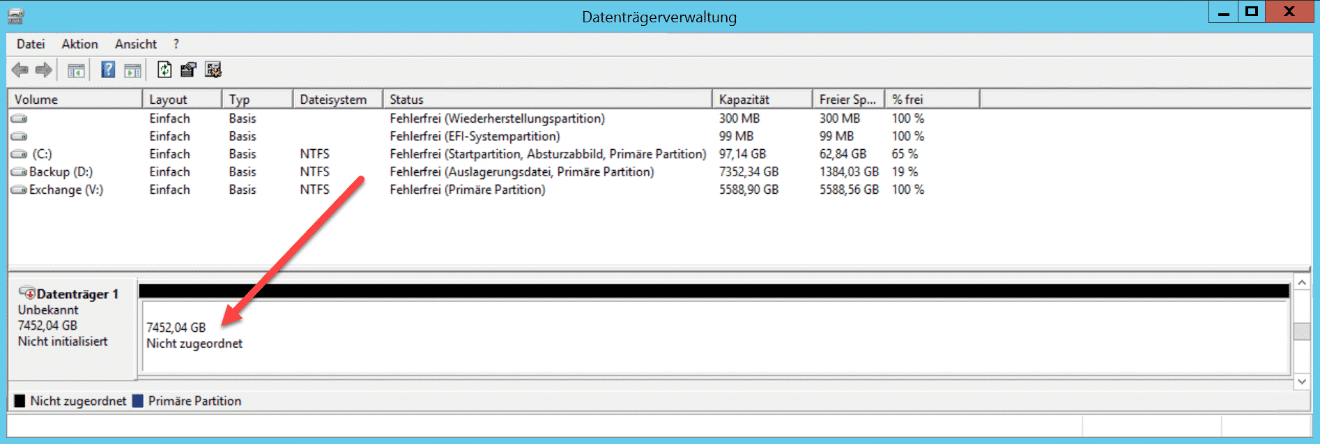 Datenträger gelöscht