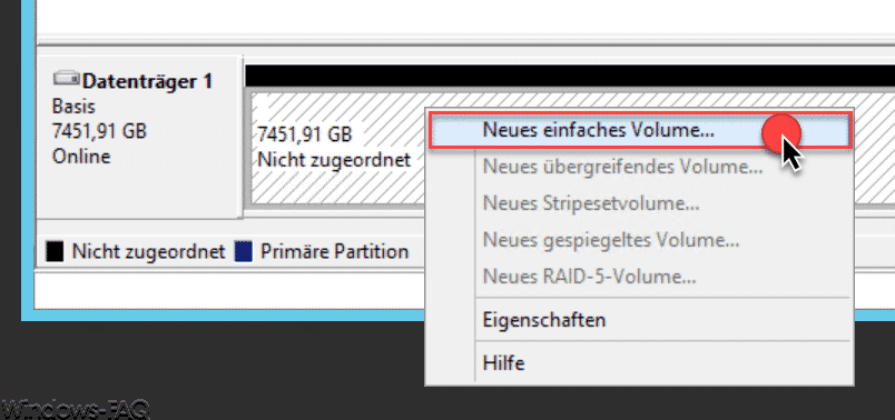 Neues einfaches Volume
