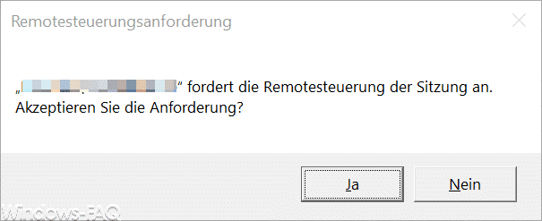 Remotesteuerungsanforderung