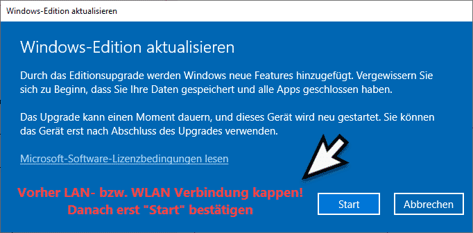Windows Editionsupgrade