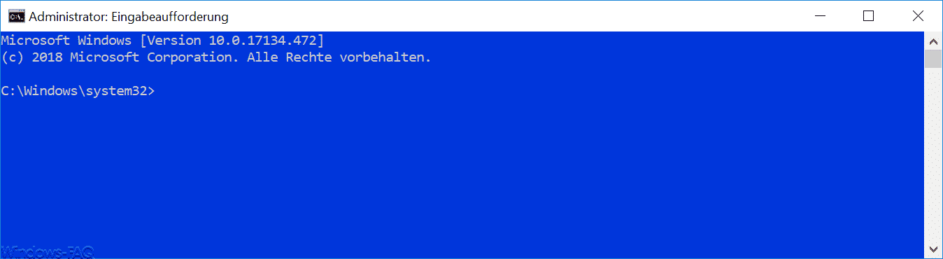 Eingabeaufforderung farbiger Hintergrund