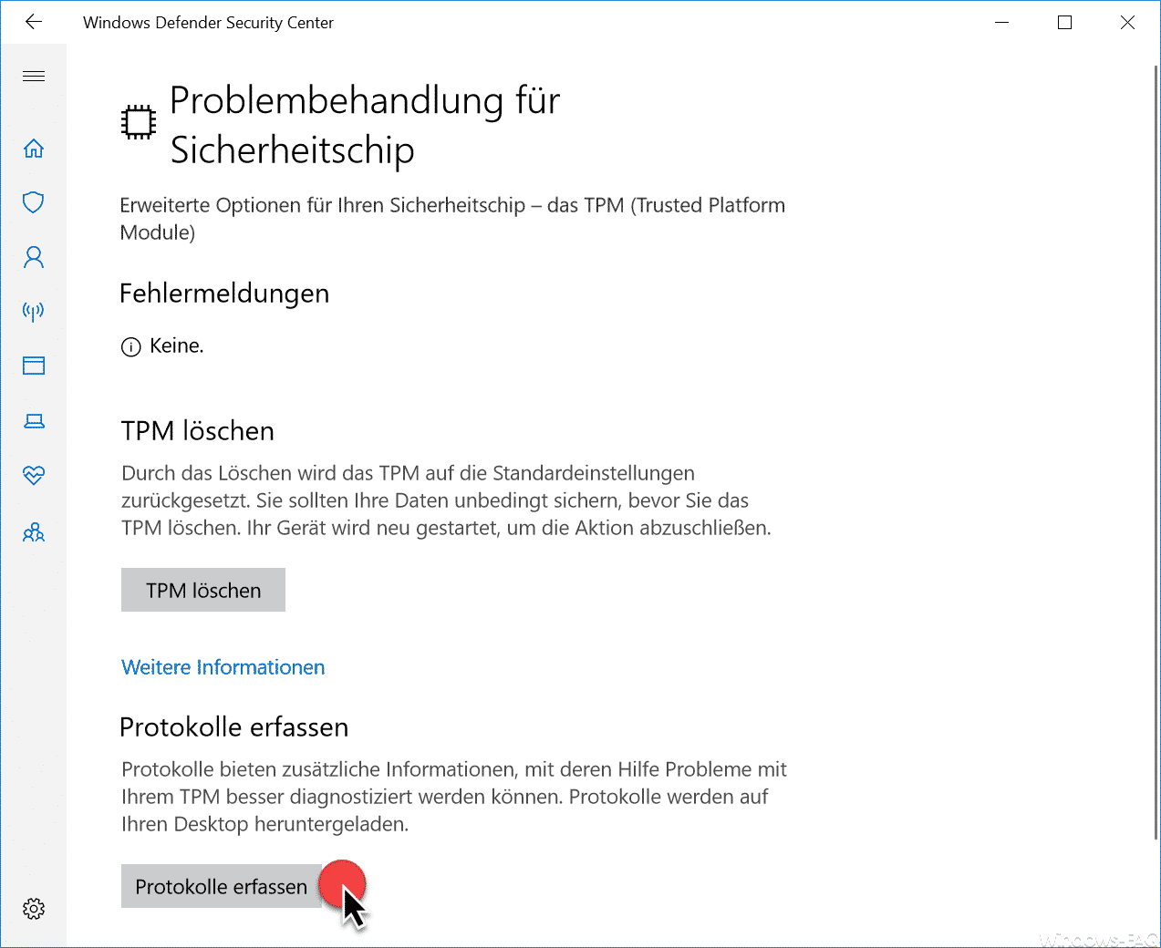 TPM Protokolle erfassen