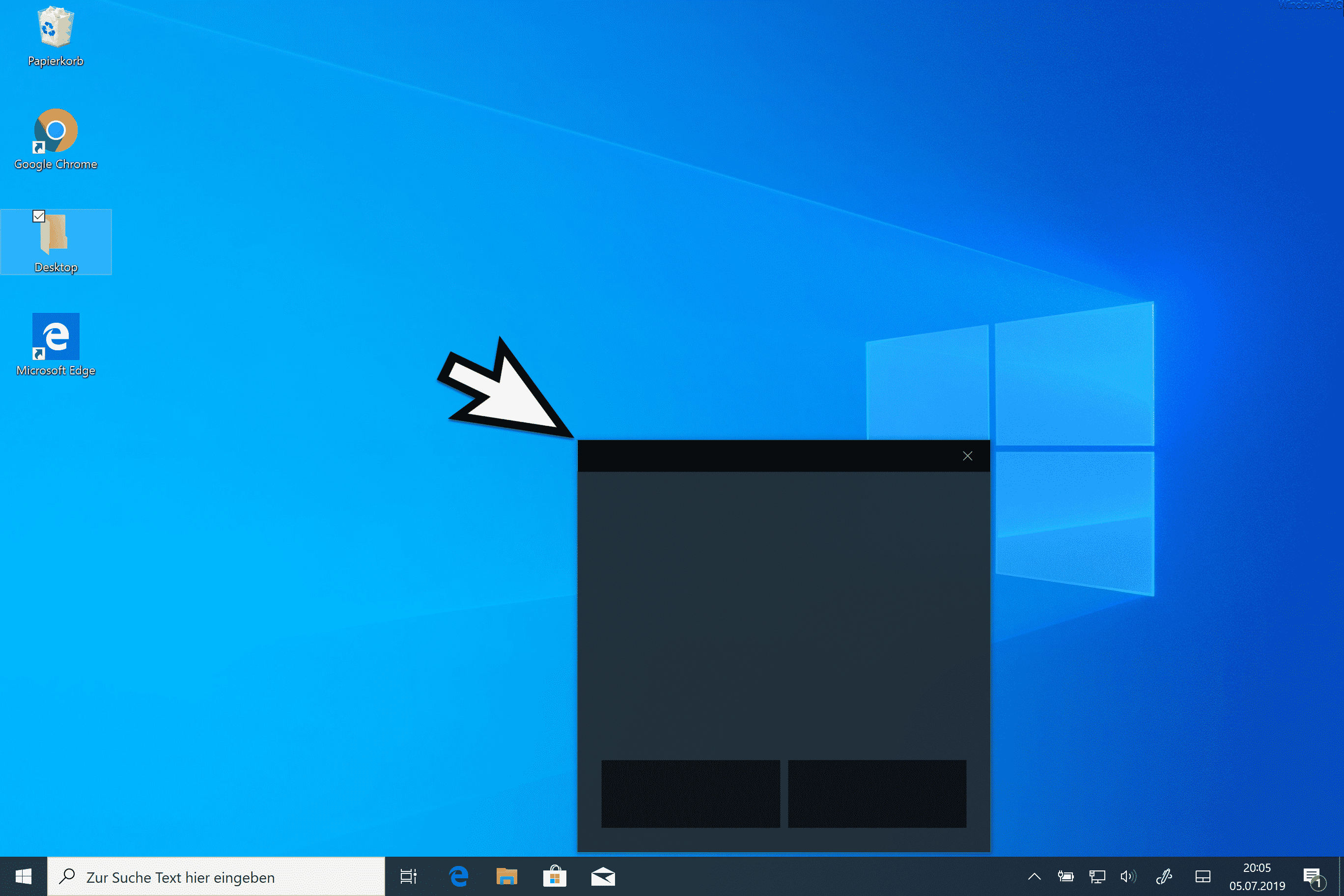 Virtuelles Touchpad einblenden bei Windows 10