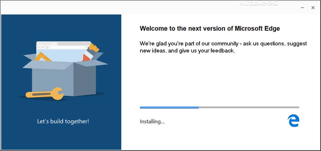 Microsoft Edge Chromium Beta Installation
