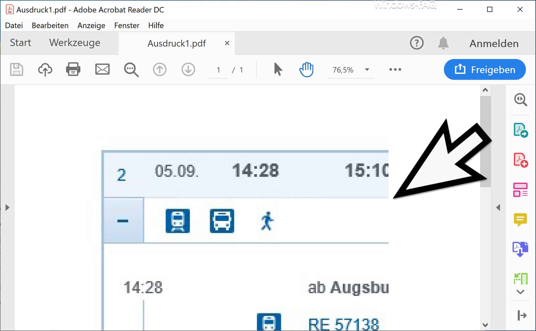Grafik beim Ausdruck abgeschnitten