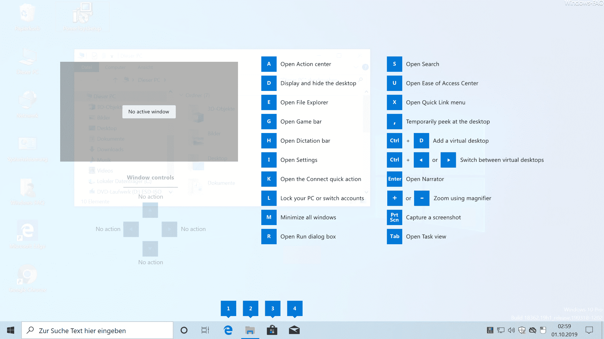 Windows Desktop Tastenkombinationen