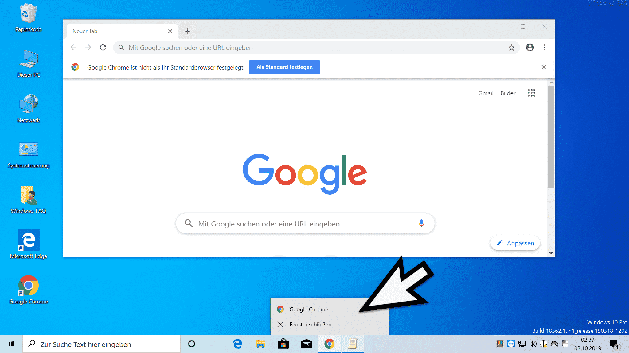 Anheften nicht verfügbar