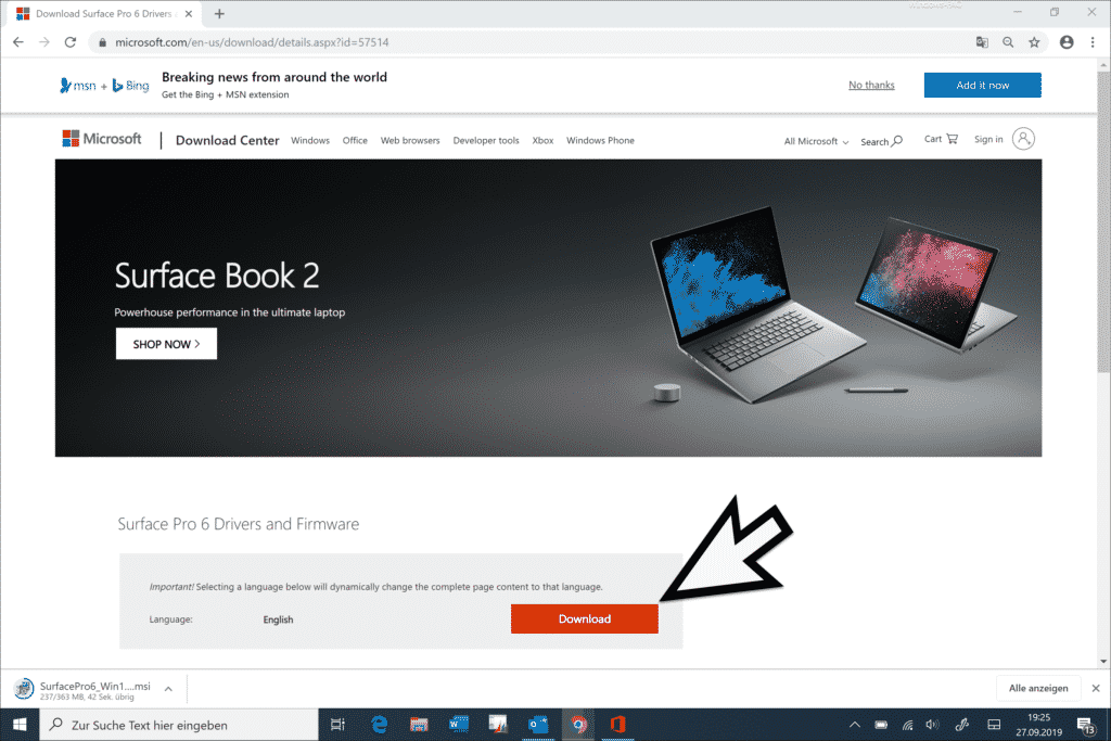 Surface Pro 6 Firmware Download