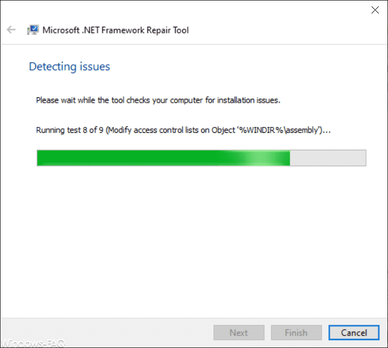 Fehler der .Net Framework Installation feststellen