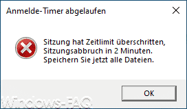 RDP-Sitzung nach einer bestimmten Zeit automatisch beenden