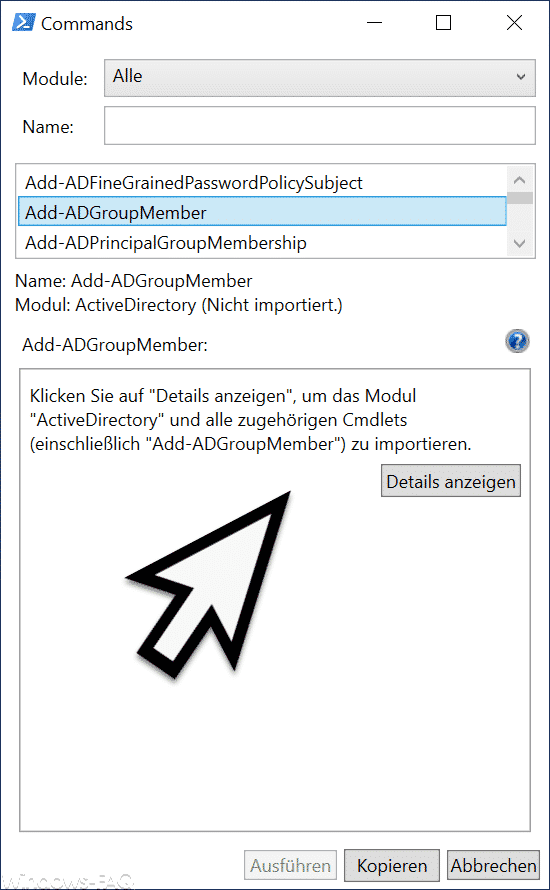 PowerShell Hilfe aktualisieren, Auflistung und Erklärung von PowerShell Befehlen und Parametern