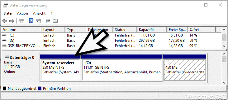 Windows Partition System-Reserviert zu klein