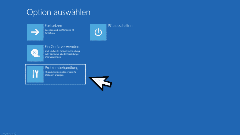 Problembehandlung Windows 10