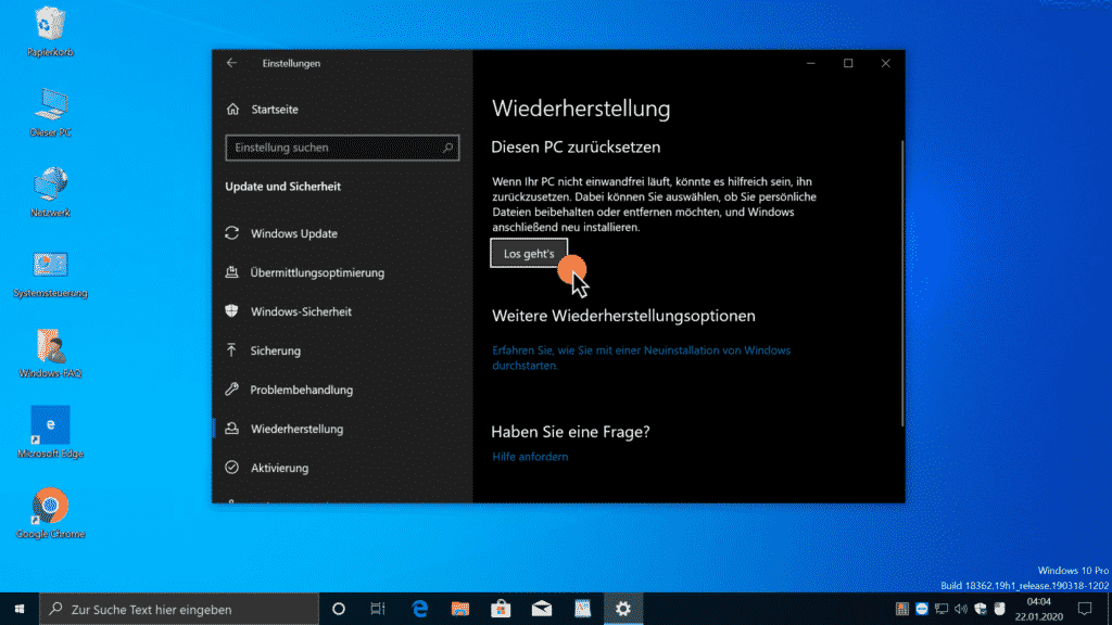 Wenn Ihr PC nicht einwandfrei läuft...