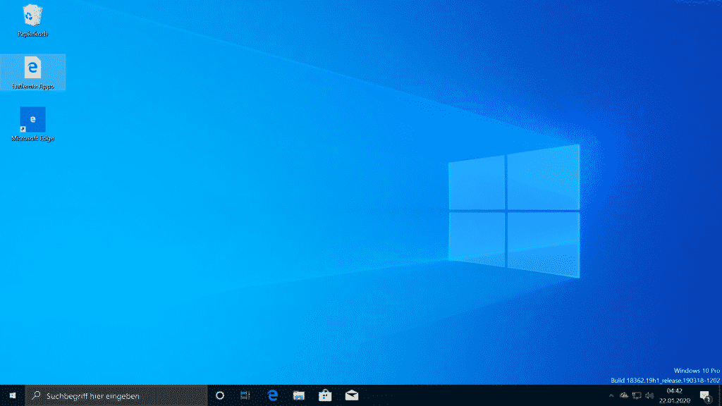 Windows 10 zurückgesetzt