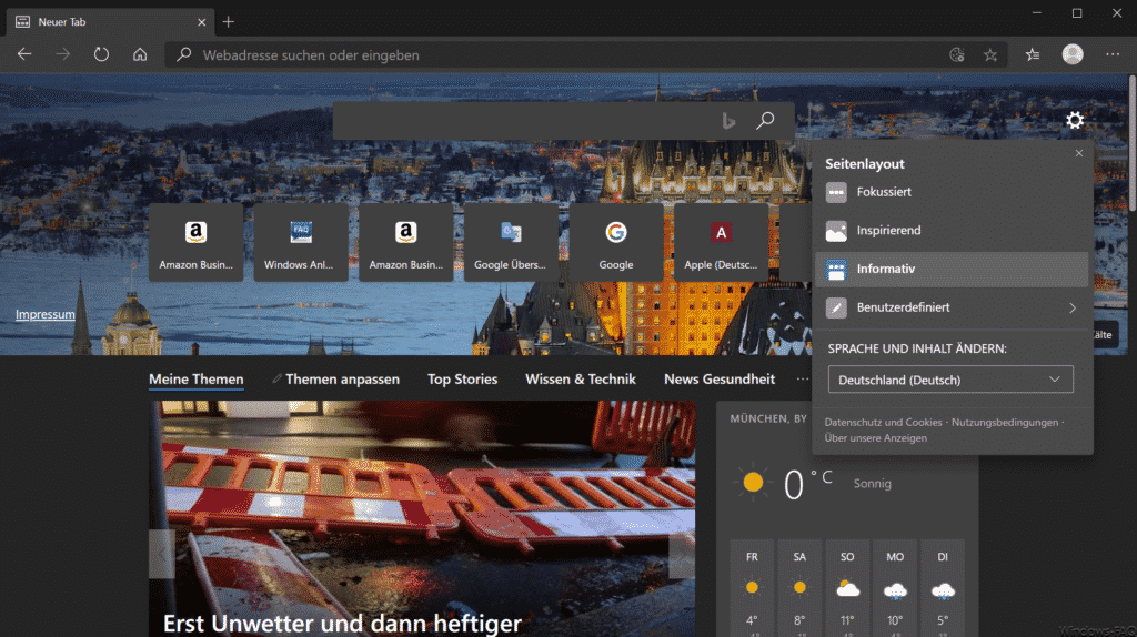 Edge Chromium Tab Informativ