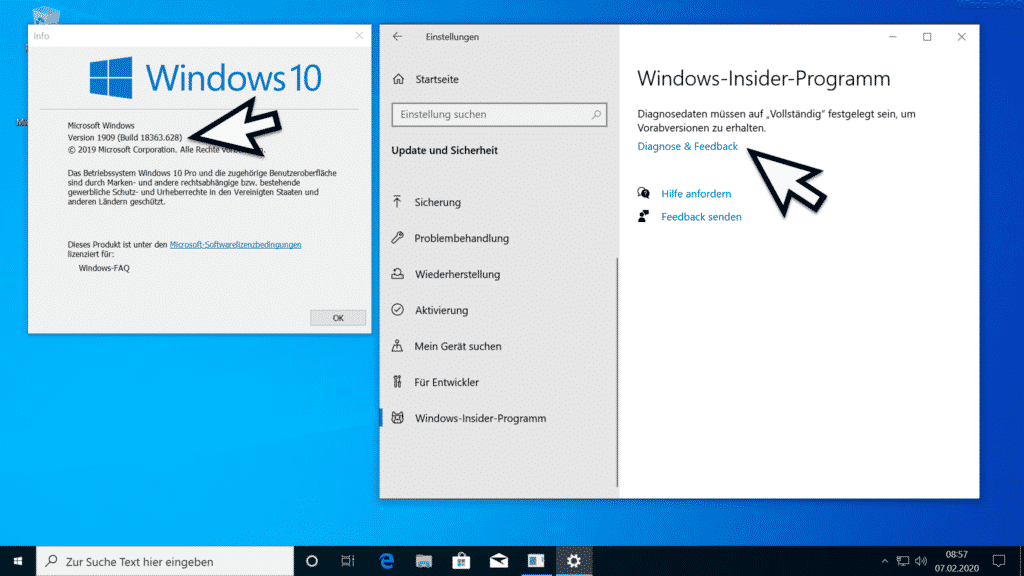 Installation Windows 10 Version 2004 Teil 1