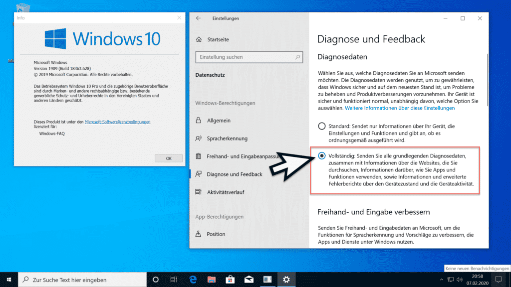Installation Windows 10 Version 2004 Teil 2