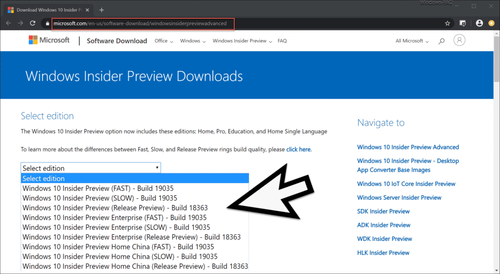 Windows 10 Version 2004 Insider Preview Download