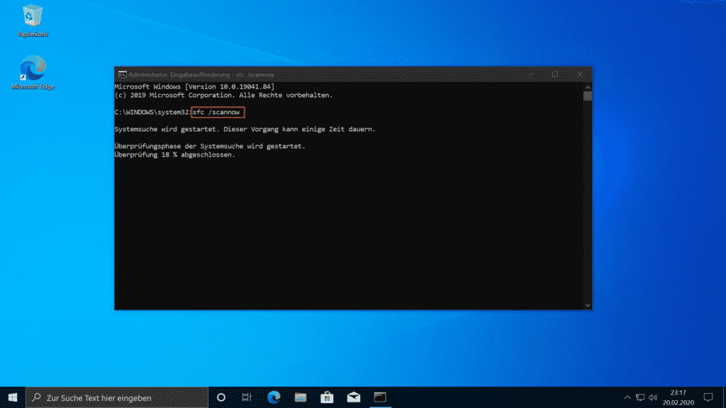 Windows Systemsuche BSOD