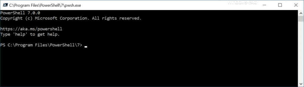 PowerShell 7 Konsole