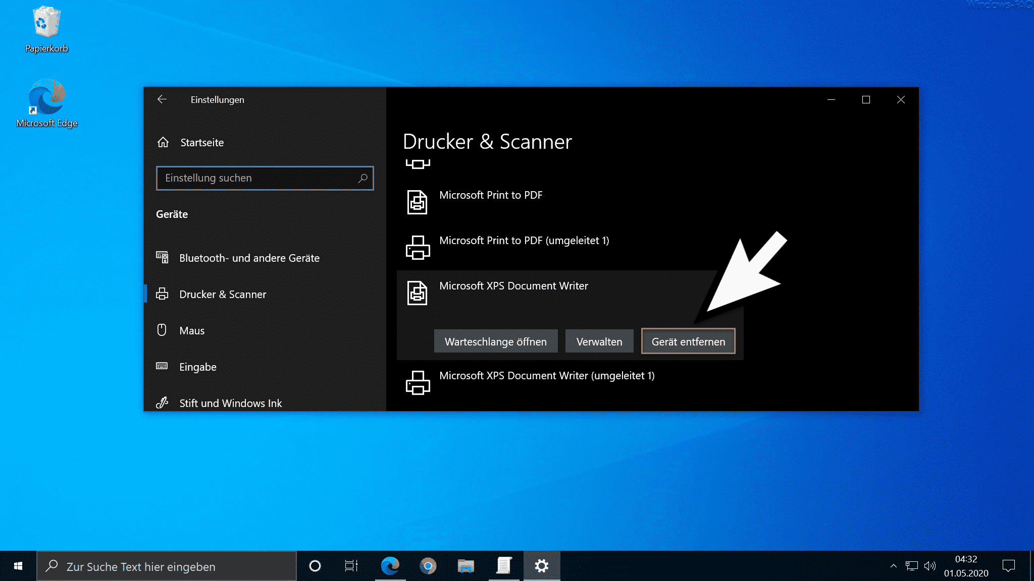 Entfernen von Druckern verhindern unter Windows per GPO