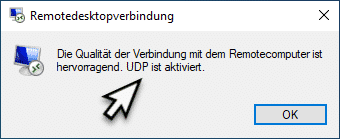 RDP UDP ist aktiviert